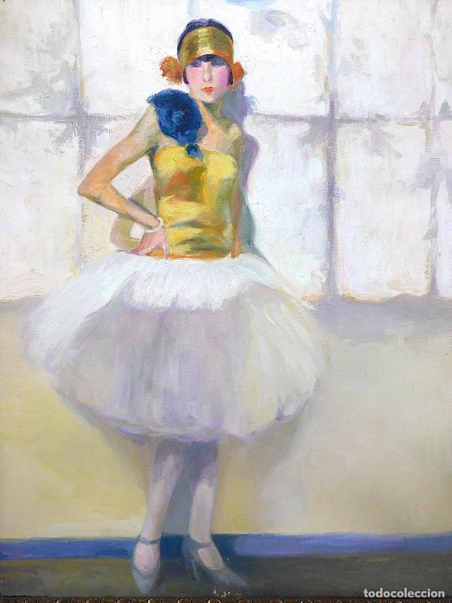 Arte: &Oacute;LEO SOBRE TELA - BAILARINA - Foto 2