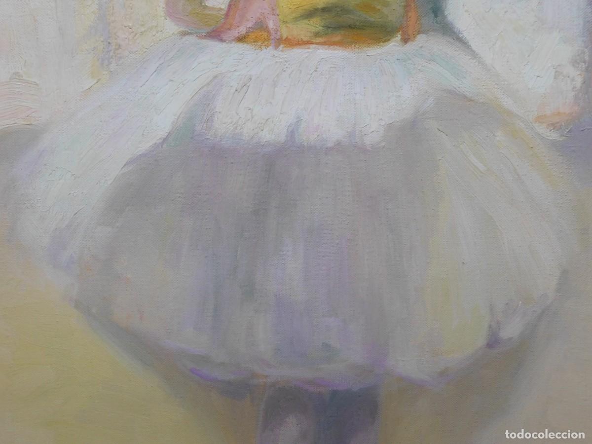 Arte: &Oacute;LEO SOBRE TELA - BAILARINA - Foto 5