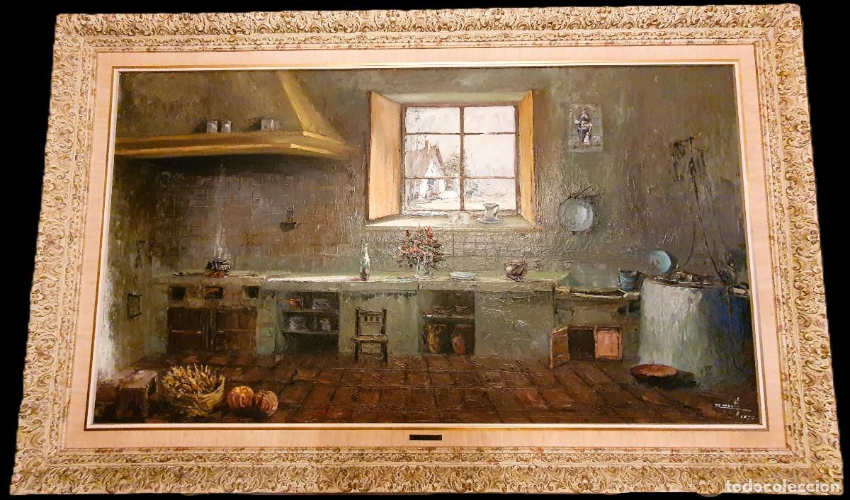 Arte: Cuadro &rdquo;Cocina&rdquo; de Miguel Marti Ferrer (1975)