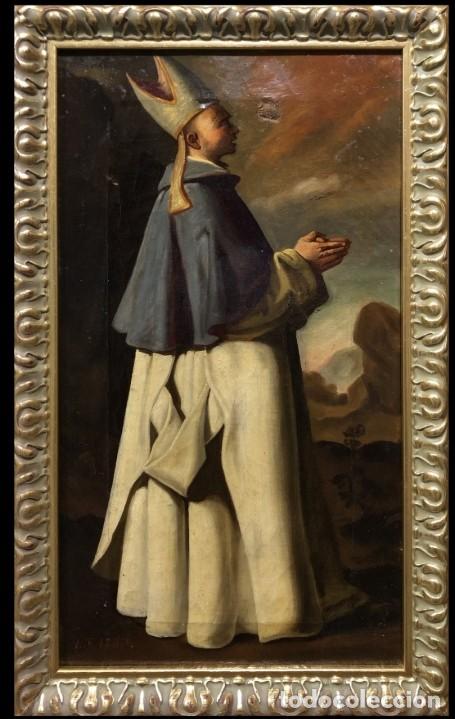 Arte: SAN HUGO DE GRENOBLE (SEG&Uacute;N ZURBAR&Aacute;N) - ANTIGUA ESCUELA ESPA&Ntilde;OLA (C.1780)