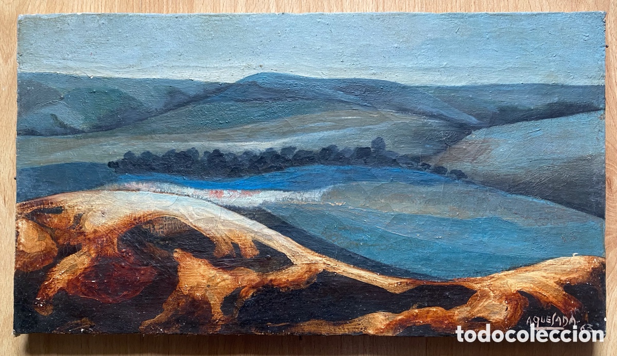 Arte: Oleo s/lienzo Antonio Quesada Galicia
