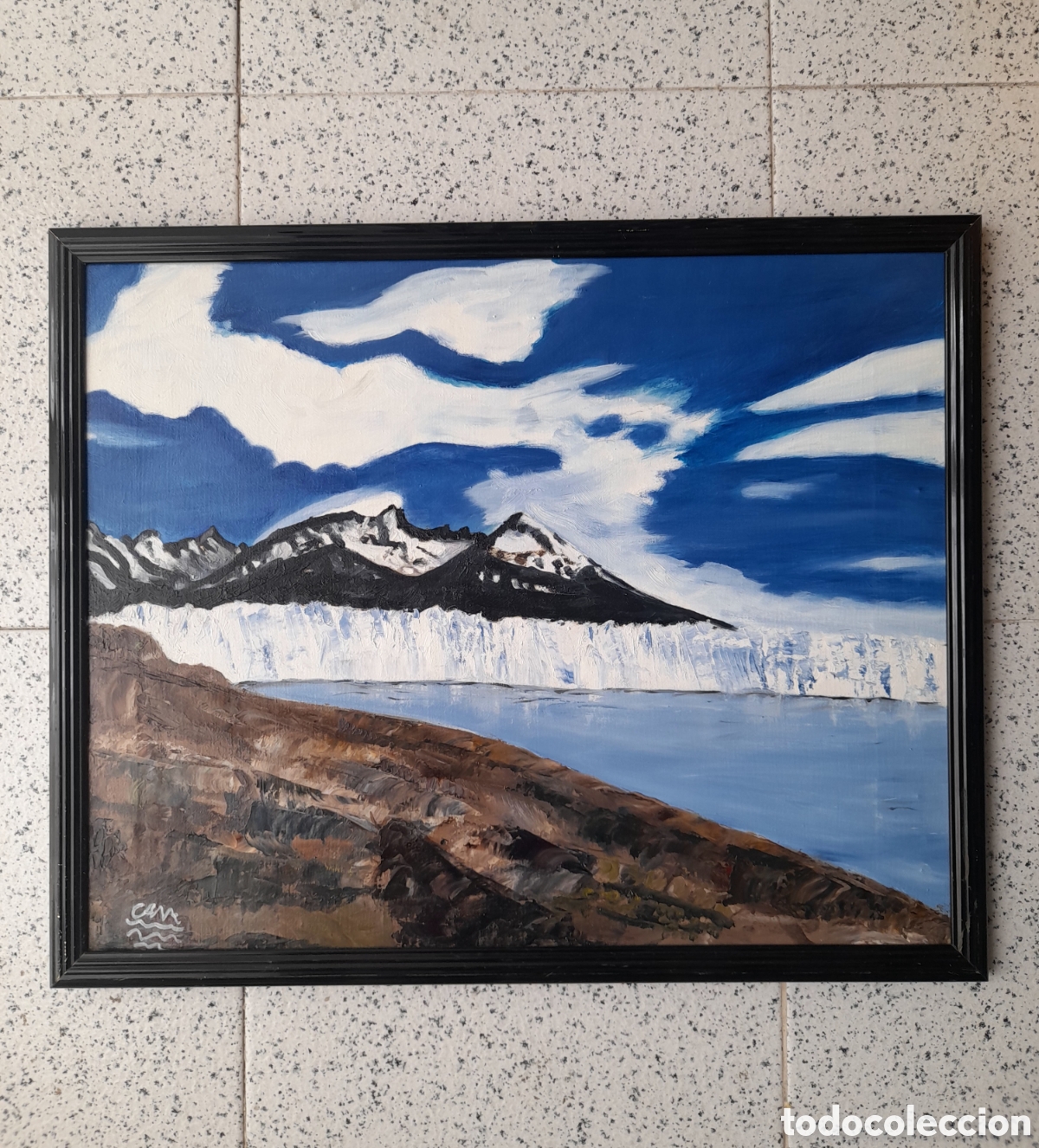 Arte: &Oacute;leo Glaciar Perito Moreno - Carmen Andr&eacute;s Melero (Canet de Mar) - 53x44 cm&rdquo;