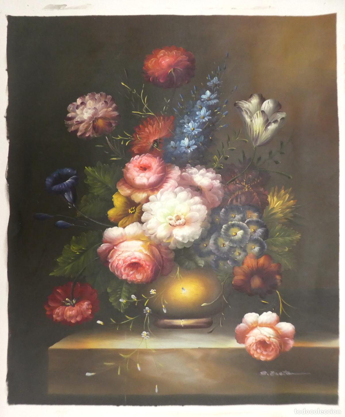 Arte: Bonita pintura al oleo firmada S. Zastan, mide 61X51 cm