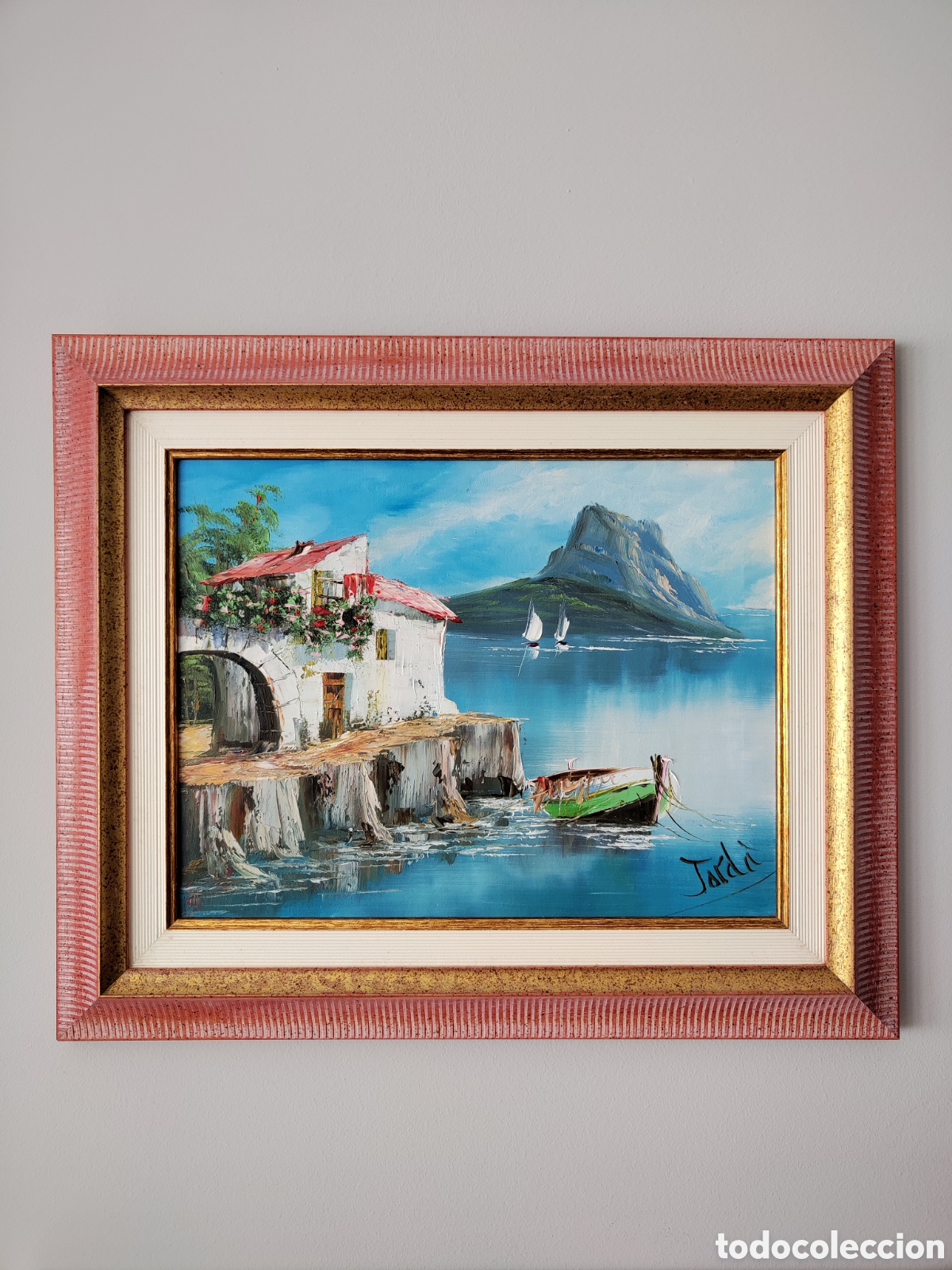 Arte: &Oacute;LEO DEL PINTOR JORD&Agrave; CON EL PE&Ntilde;&Oacute;N DE IFACH