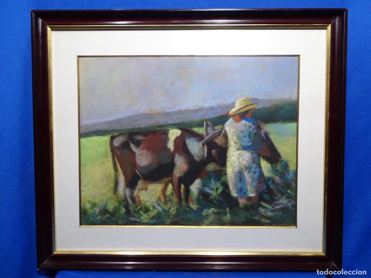 Arte: PASTEL ANONIMO POSIBLE ESCUELA GALLEGA. BUEN TRAZO.