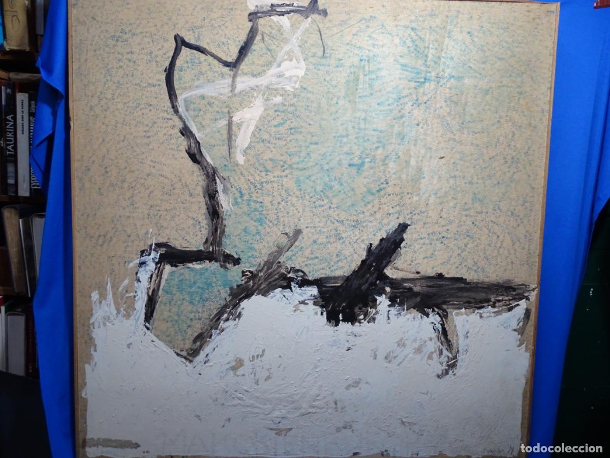 Arte: GRAN T&Eacute;CNICA MIXTA SOBRE TABLA. JOAN DESCARGA. MAKOKI EN EUROPA.