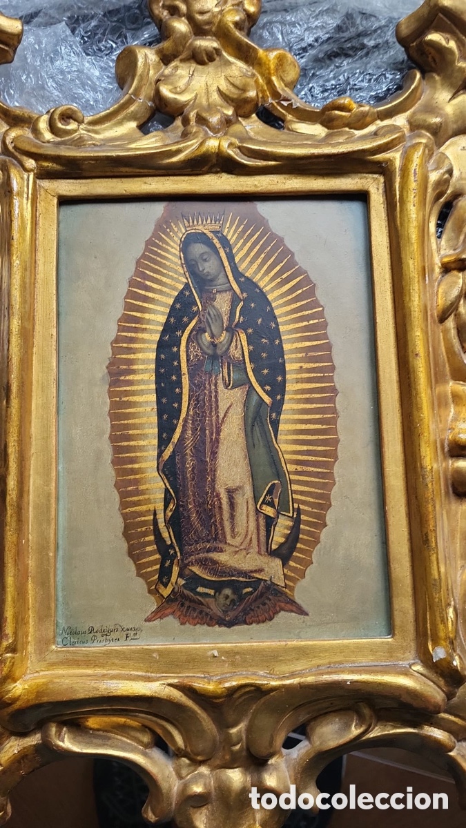 Arte: Virgen Guadalupe. Nicol&aacute;s Rodr&iacute;guez Ju&aacute;rez (1675-1728). M&eacute;jico. Barroco.