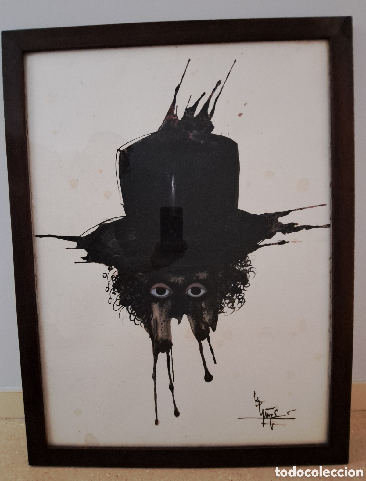 Arte: Cuadro Acuarela y t&eacute;cnica mixta (tinta...) de Agust&iacute; Espa&ntilde;ol Vi&ntilde;as (Barcelona, 1929)