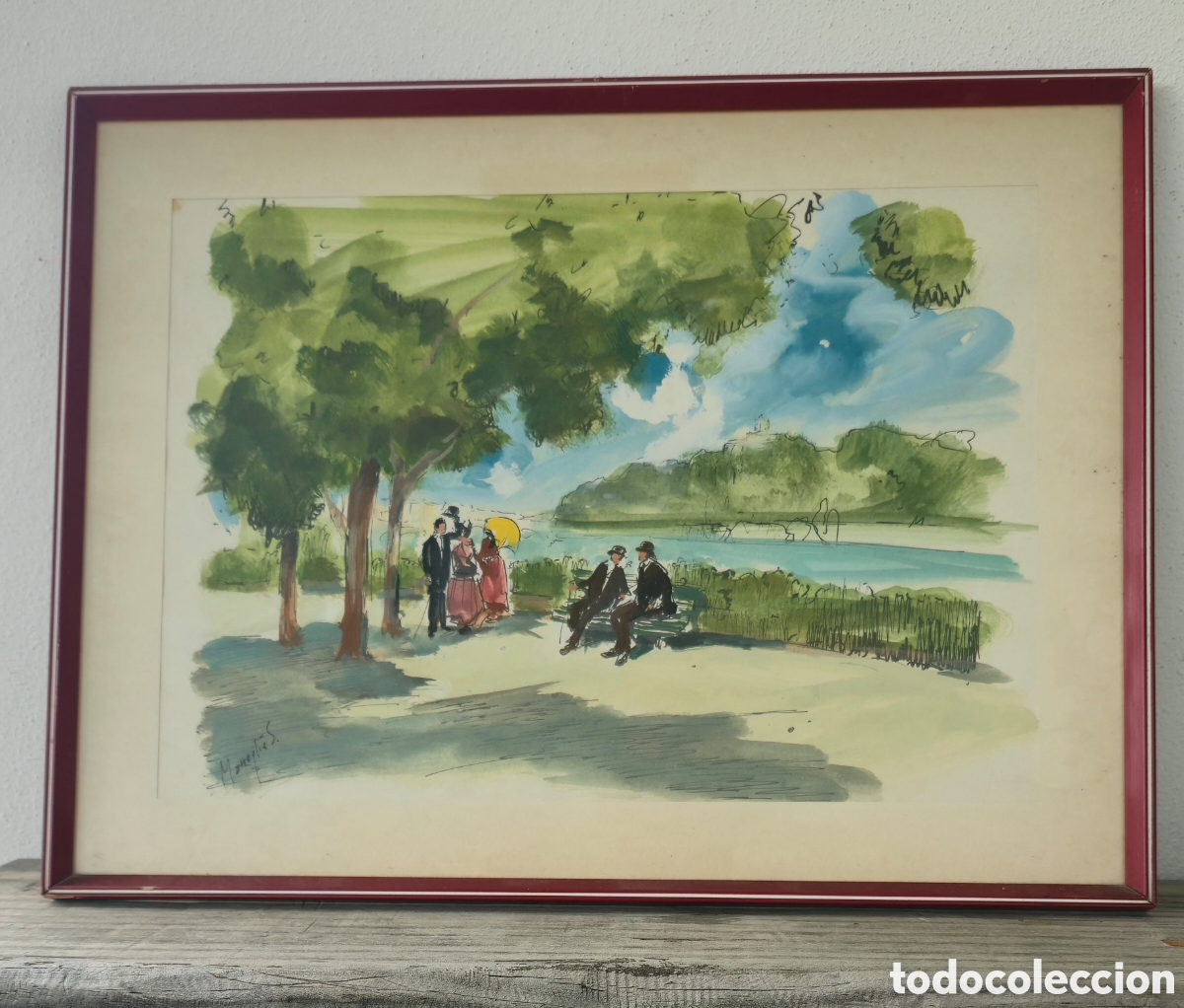 Arte: Acuarela original Moneglia - Foto 6