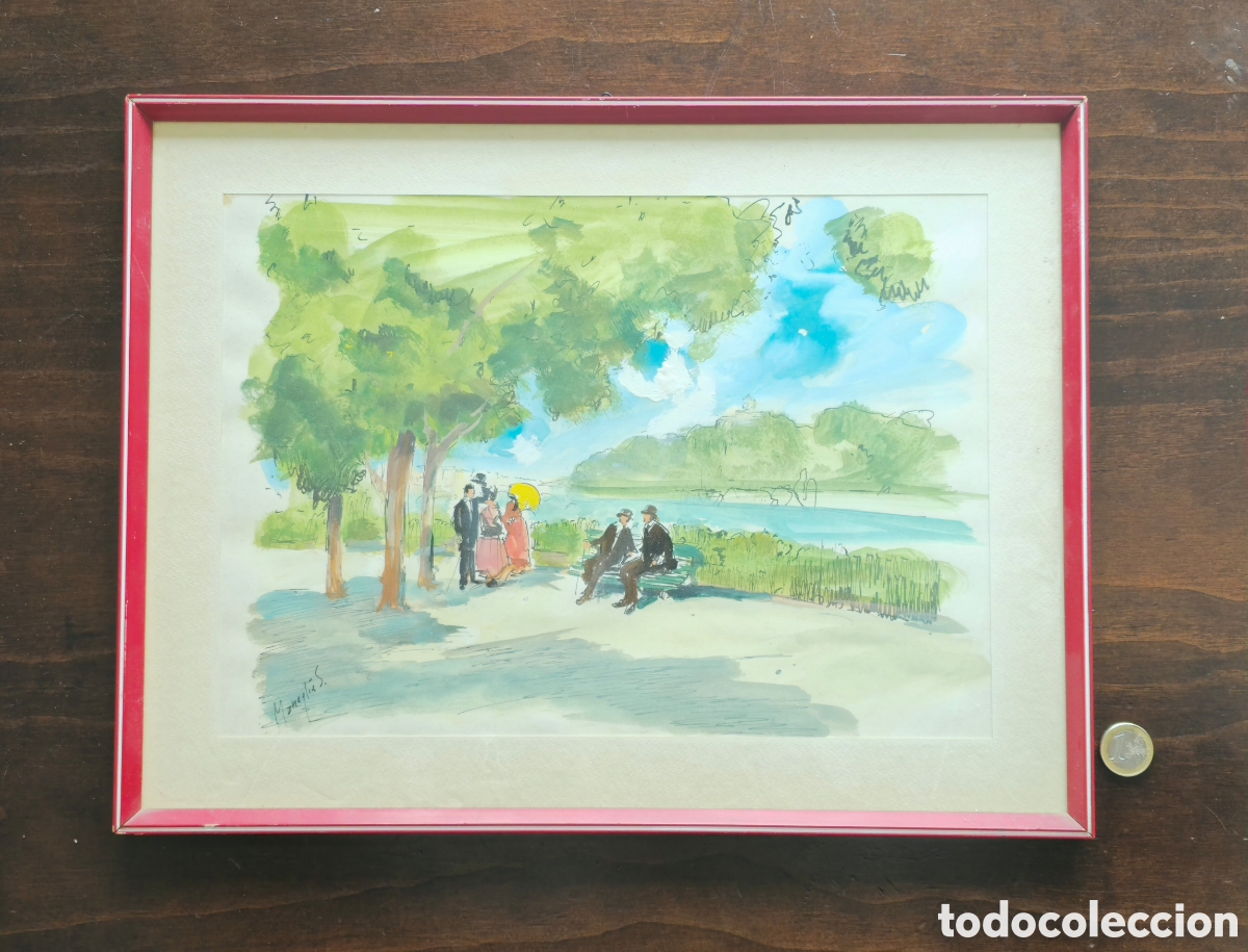 Arte: Acuarela original Moneglia