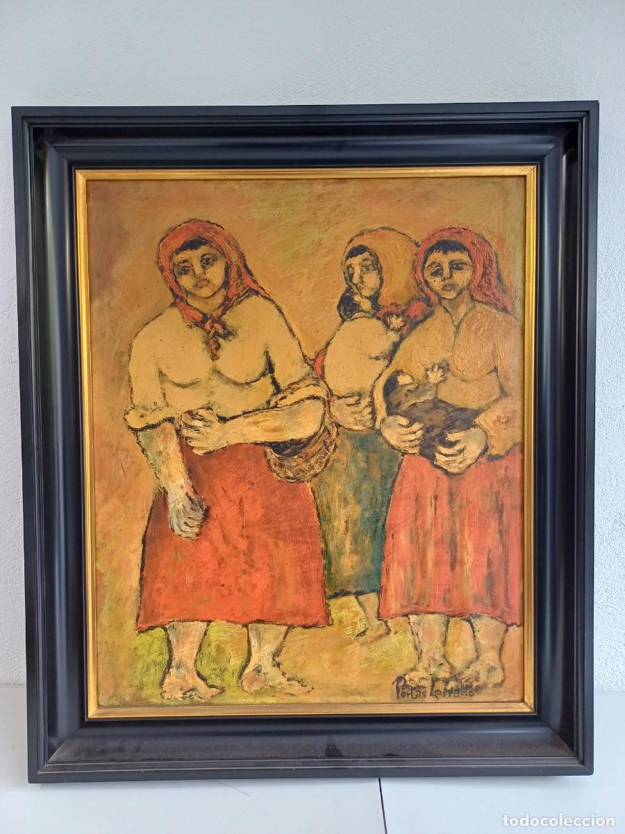 Arte: Constantino PORTAS LEIRADO Oleo sobre lienzo 74 x 60 cms ( obra) 88 x 75 cms( marco)