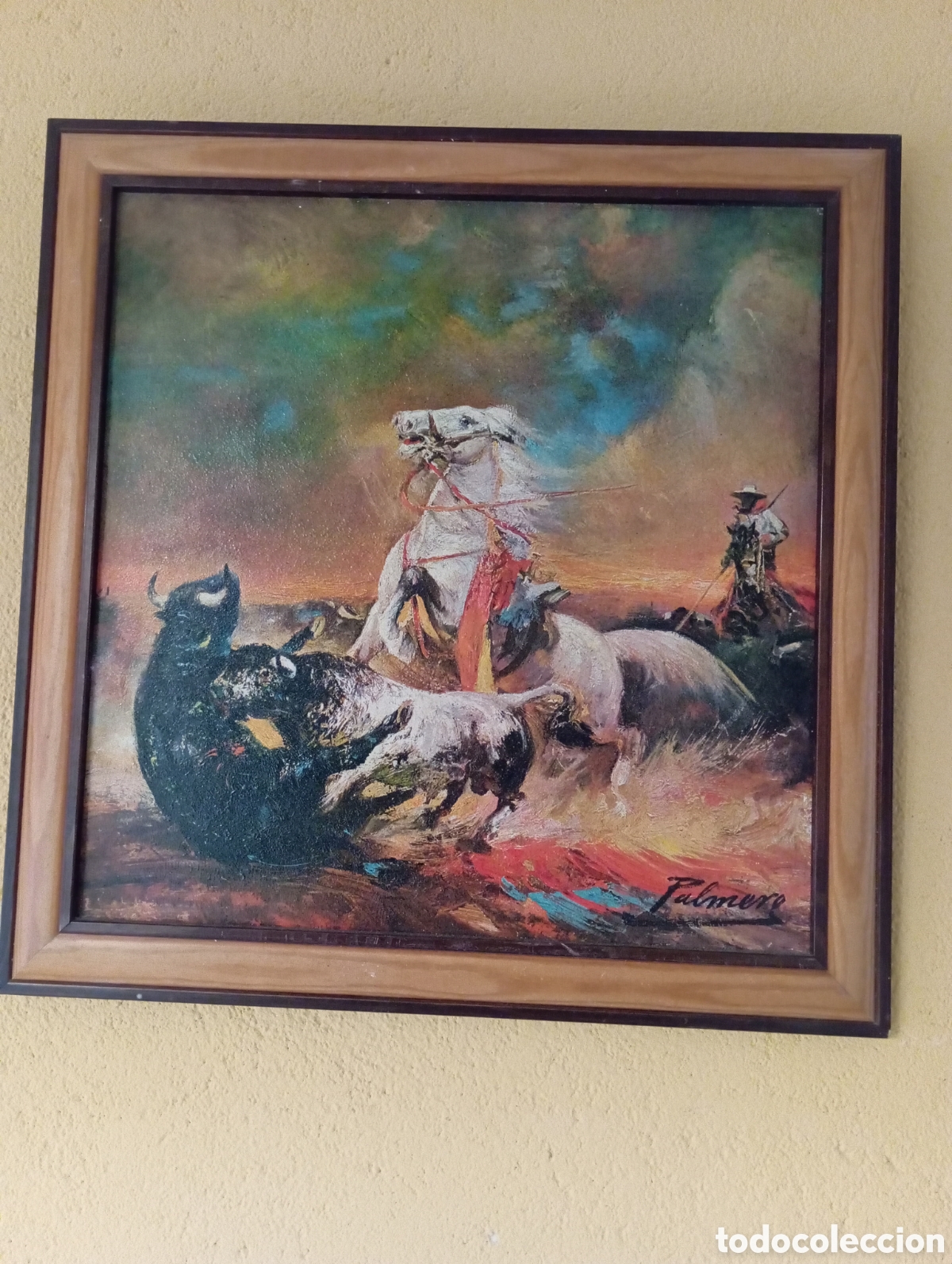 Arte: CUADRO DEL PINTOR PALMERO PINTURA &Oacute;LEO