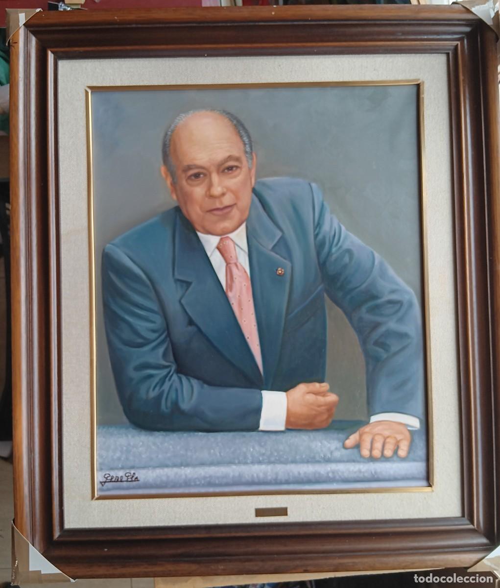 Arte: PERE PLA PAR&Eacute;S. &Oacute;LEO SOBRE TELA ENMARCADO MADERA: 87,5 X 76. JORDI PUJOL. FIRMADO Y CERTIFICADO.