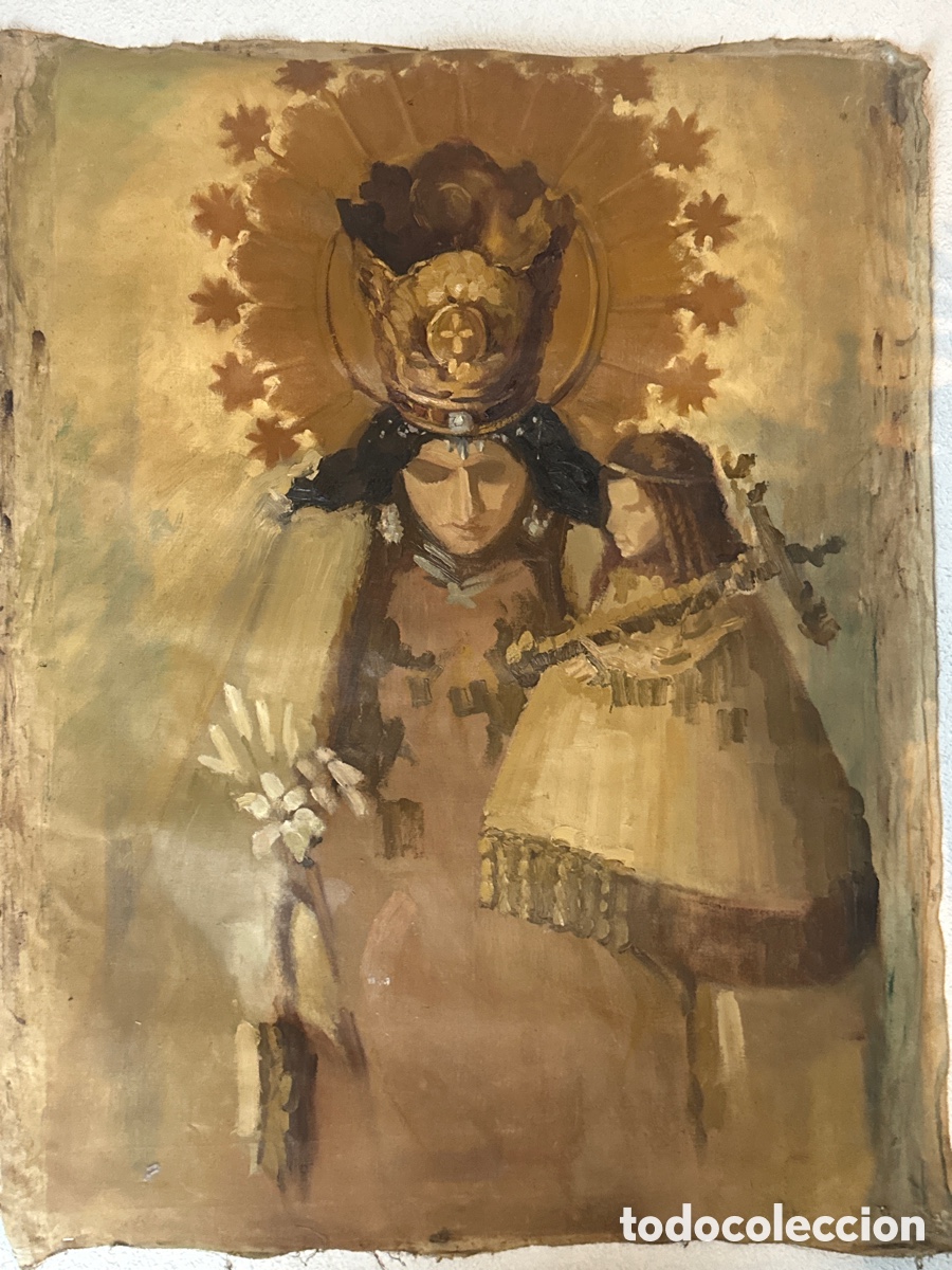 Arte: Pintura de la Virgen de los Desamparados - Valencia - &iquest;Stolz Viciano?