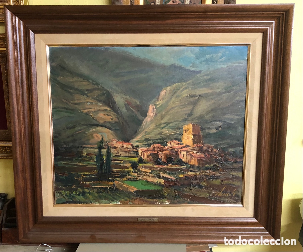 Arte: Arnedo linares oleo/lienzo medidas 46,5x55,5 con marco 66x75