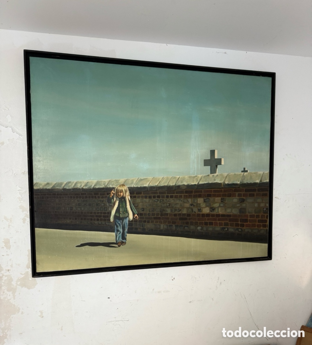 Arte: Antoni Taul&eacute; 1974. &Oacute;leo expuesto Par&iacute;s y Barcelona.