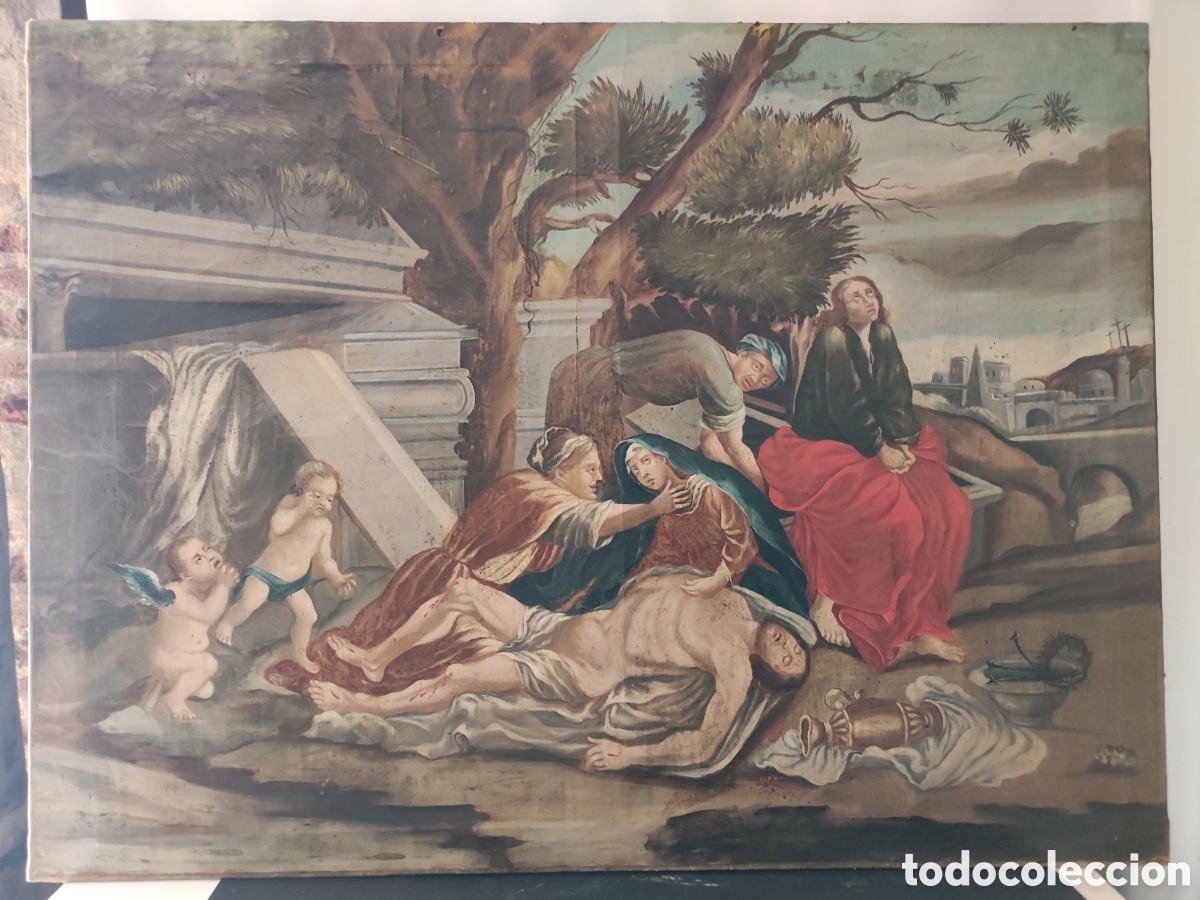 Arte: Enterramiento de Cristo Biblico - Foto 1