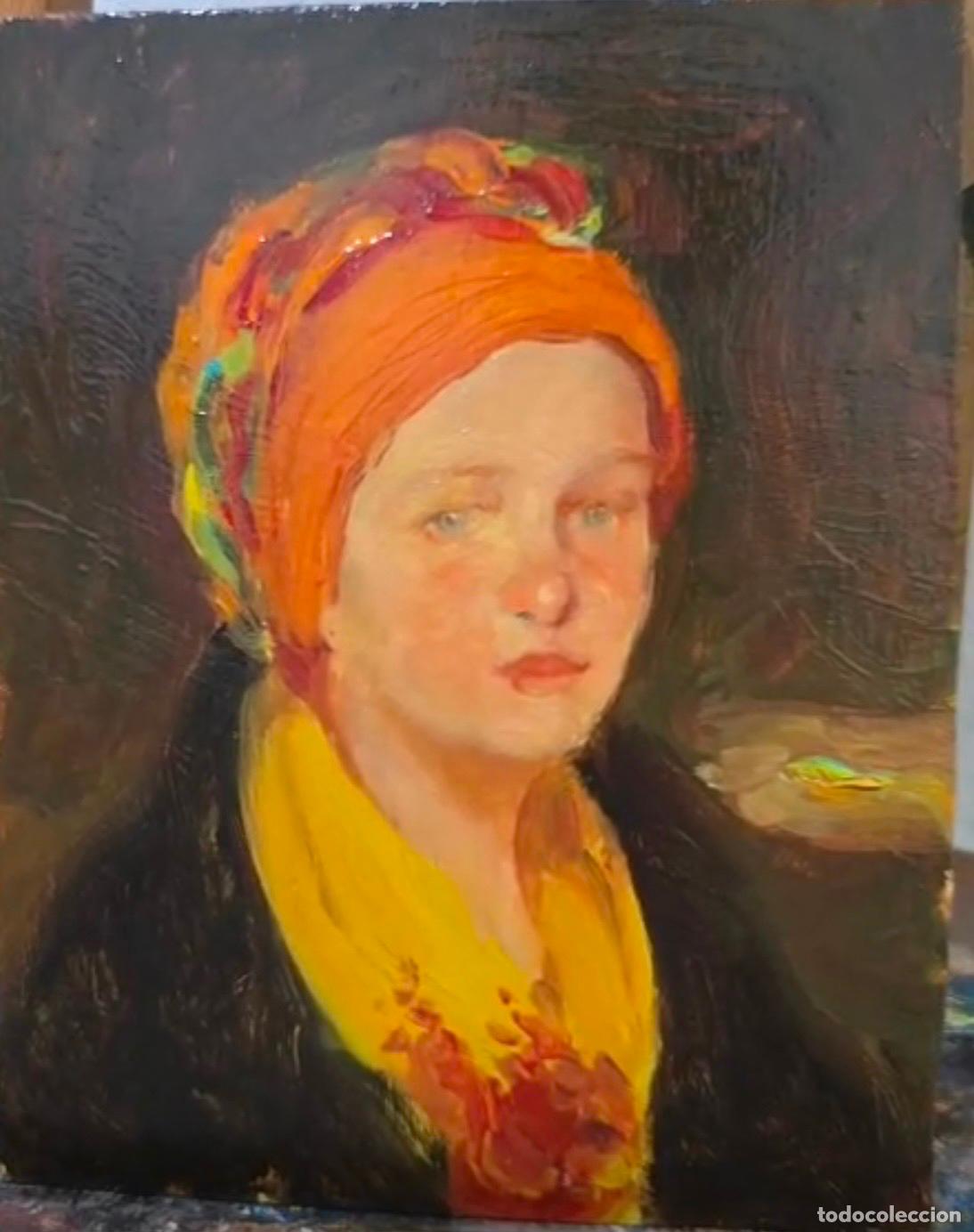 Arte: Paisana gallega sin firmar.