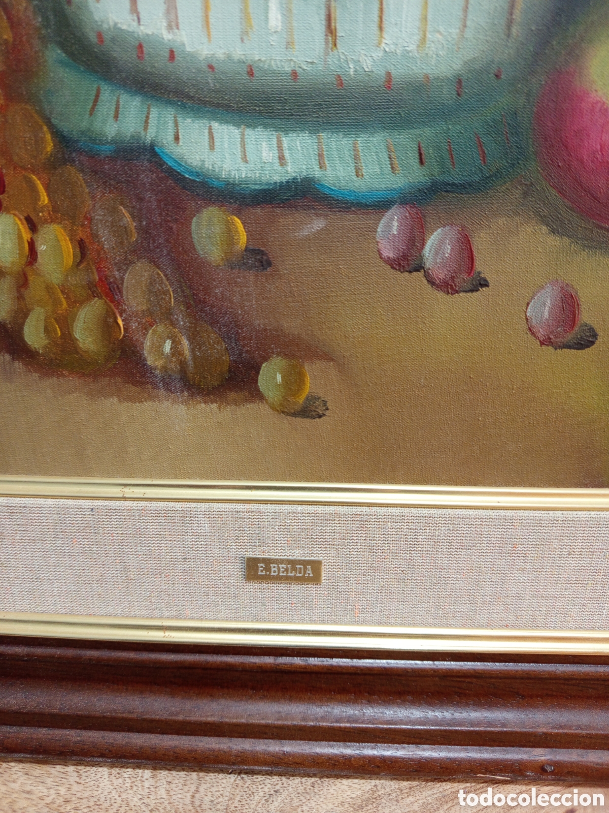 Arte: Bonito bodeg&oacute;n firmado - Foto 4