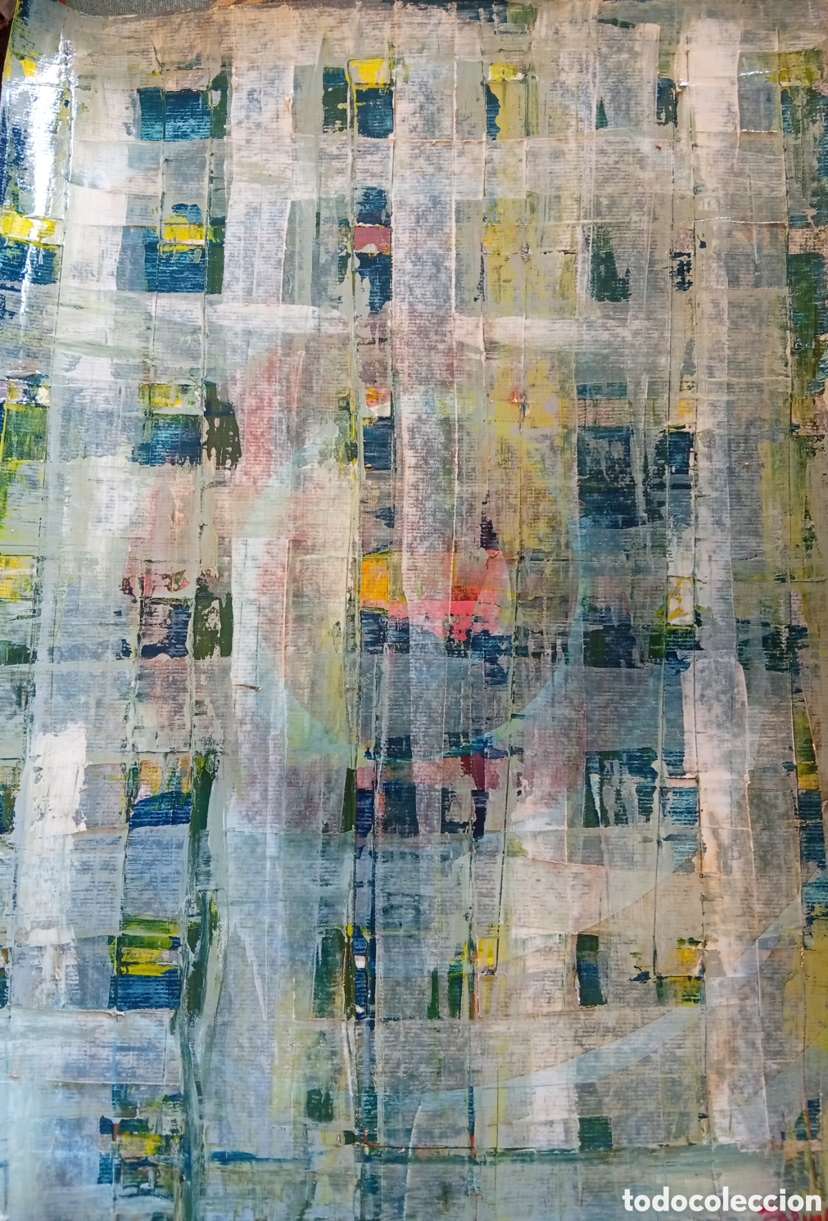 Arte: Pintura oleo cart&oacute;n t&eacute;cnica mixta Manuel Patinha (Povoa de santa Ir&iacute;a, Portugal 1949 La Coru&ntilde;a)