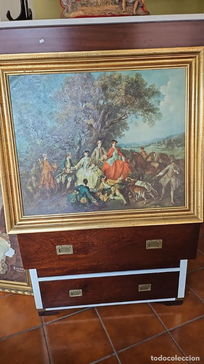 Kunst: Oleo antiguo, escena campestre