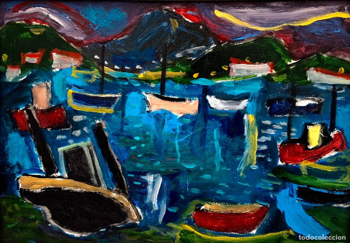 Arte: Bidasoa puerto nocturno