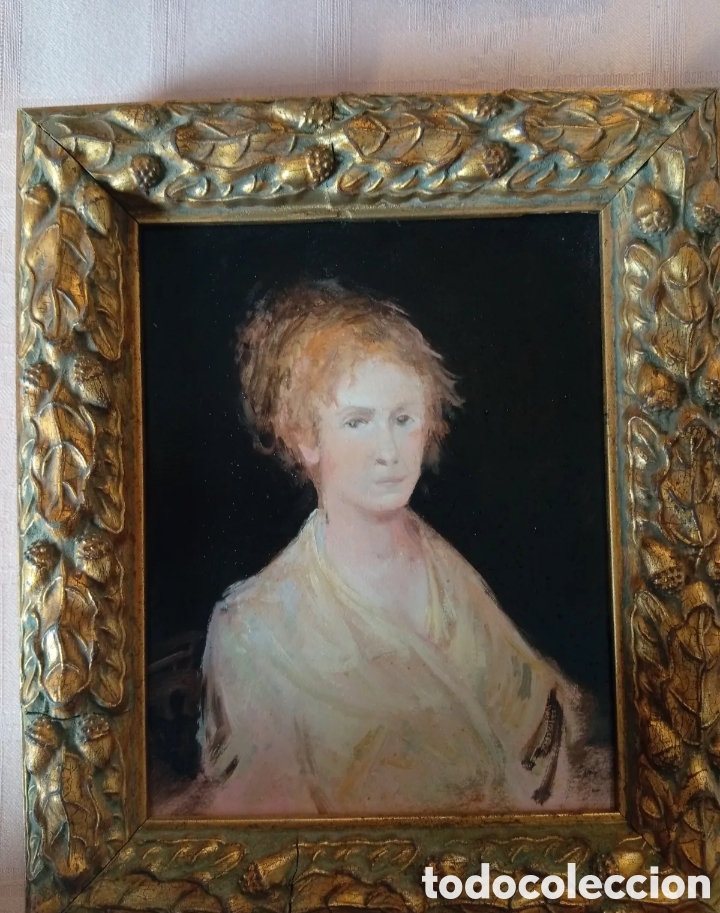 Arte: Pintura gallega preciosa peque&ntilde;a obra oleo Javier Garaizabal Fontenla (Ferrol, La Coru&ntilde;a 1944)