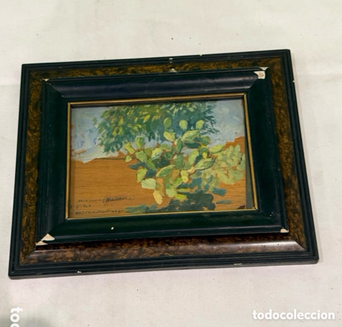 Arte: Arturo Mart&iacute;nez Cabezas Valencia 1899 &oacute;leo sobre tablex paisaje firmado.