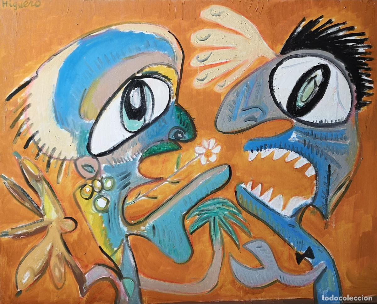 Arte: Pintura SUE&Ntilde;O DE ECOLOGISTA, de Higuero. &Oacute;leo sobre lienzo