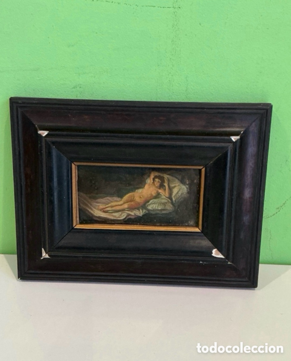 Arte: Arturo Mart&iacute;nez Cabezas (Valencia 1899) &oacute;leo sobre tablex mujer desnuda