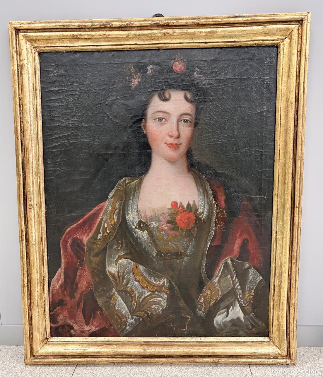 Arte: RETRATO FEMENINO DE LA NOBLEZA EUROPEA. ESCUELA BARROCA. SIGLO XVII