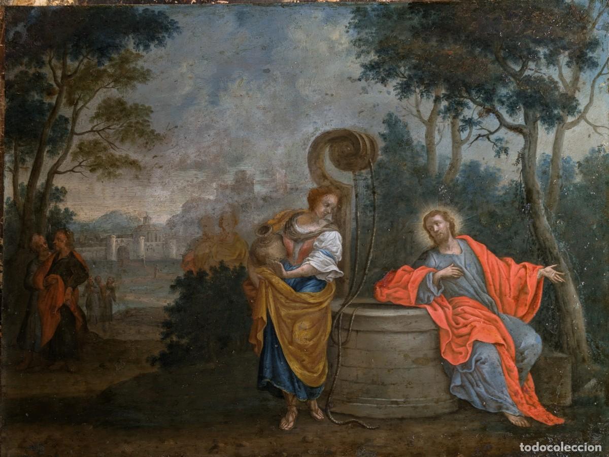Arte: Jesus y la Samaritana en el pozo, h.1690, entorno de Pierre Mignard.