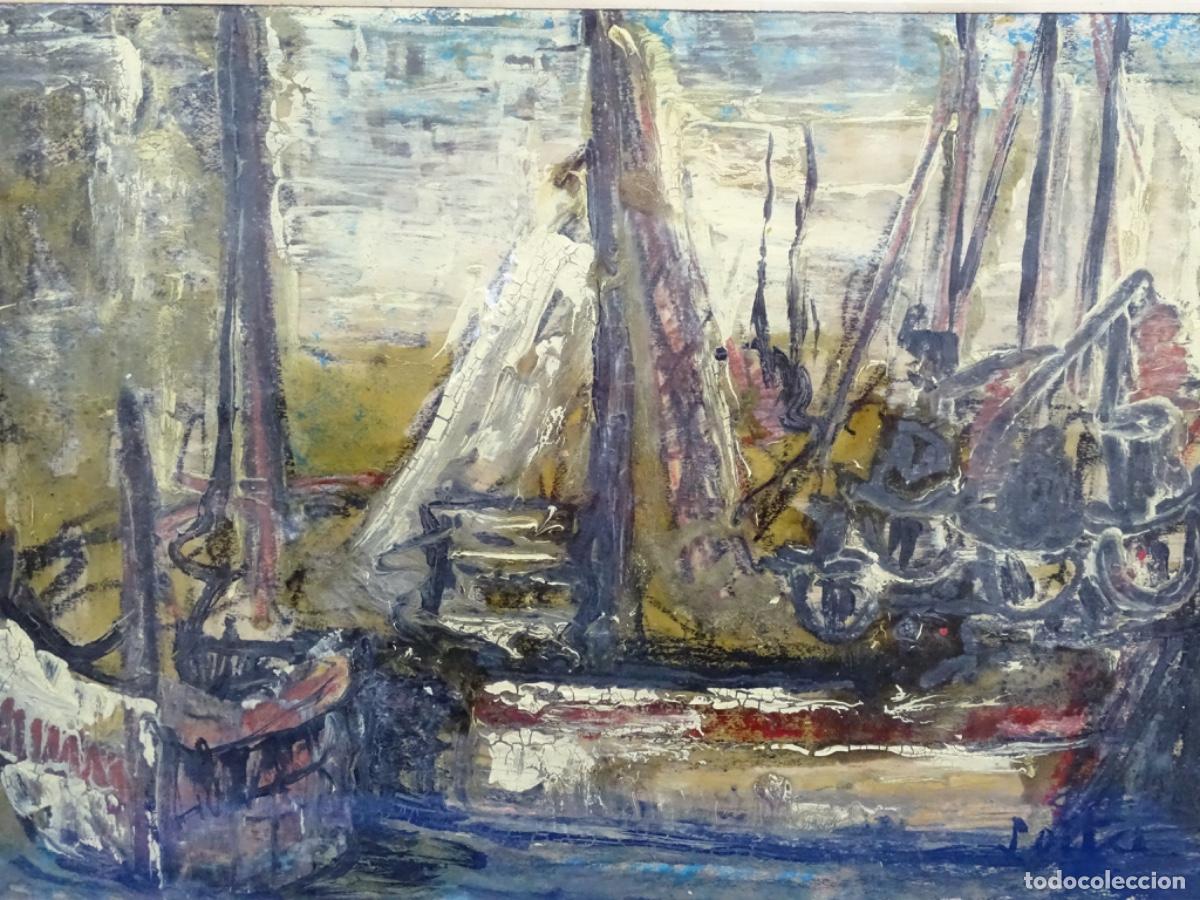 Arte: T&Eacute;CNICA MIXTA FIRMADA JOTTA. PUERTO.