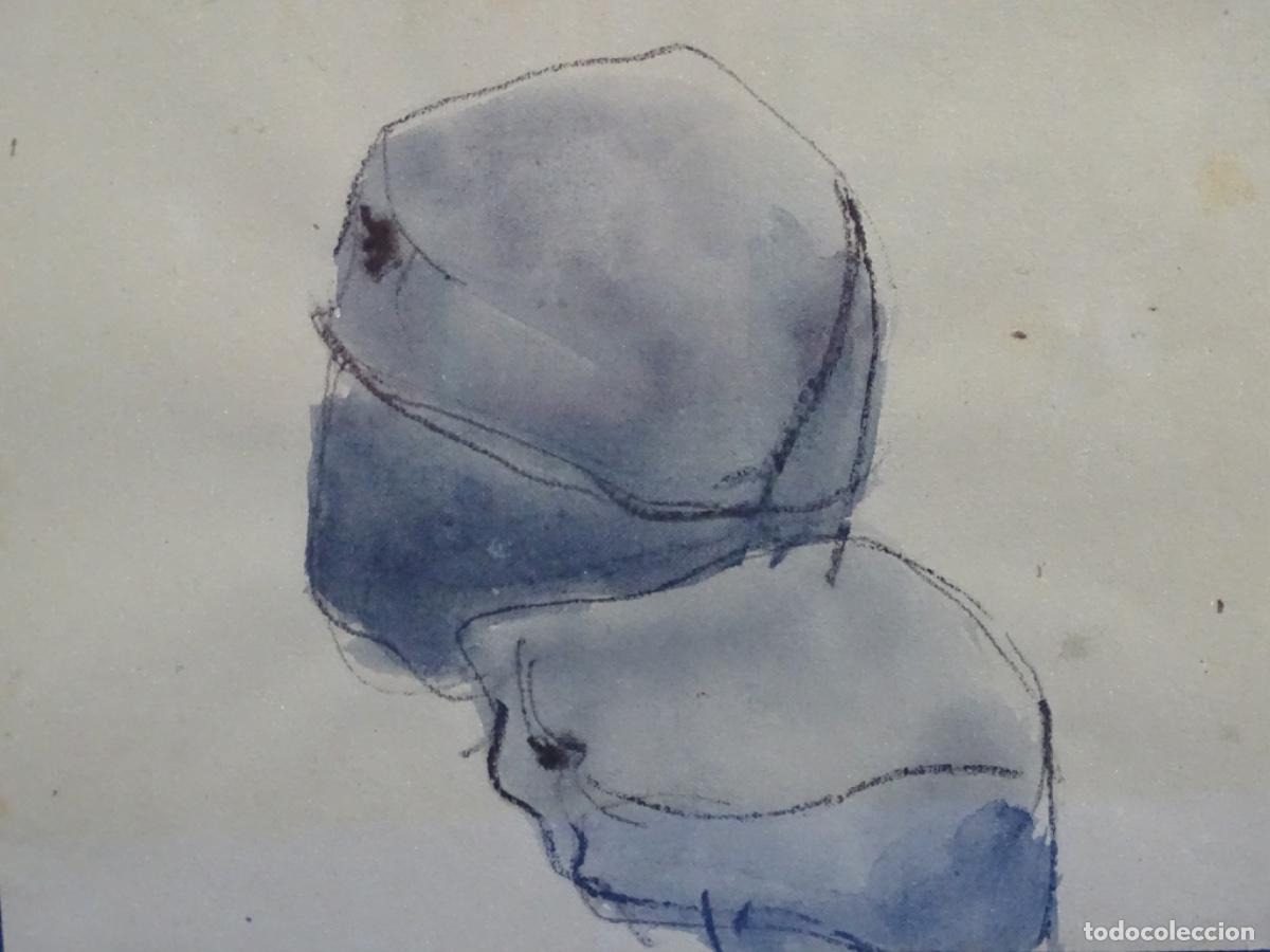 Arte: T&Eacute;CNICA MIXTA SOBRE PAPEL. ANONIMO. TRAZO SEGURO. MEMBRILLOS.