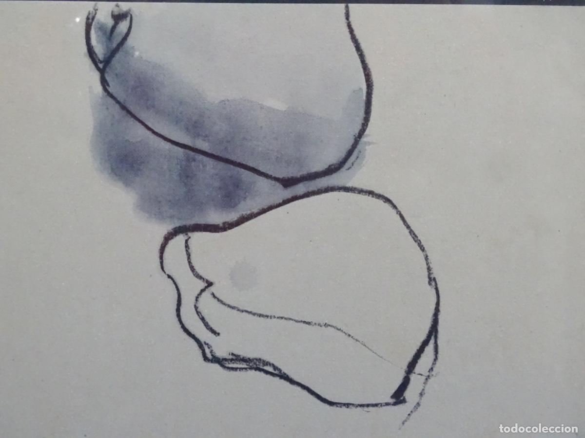 Arte: T&Eacute;CNICA MIXTA SOBRE PAPEL. ANONIMO. TRAZO SEGURO. MEMBRILLOS.