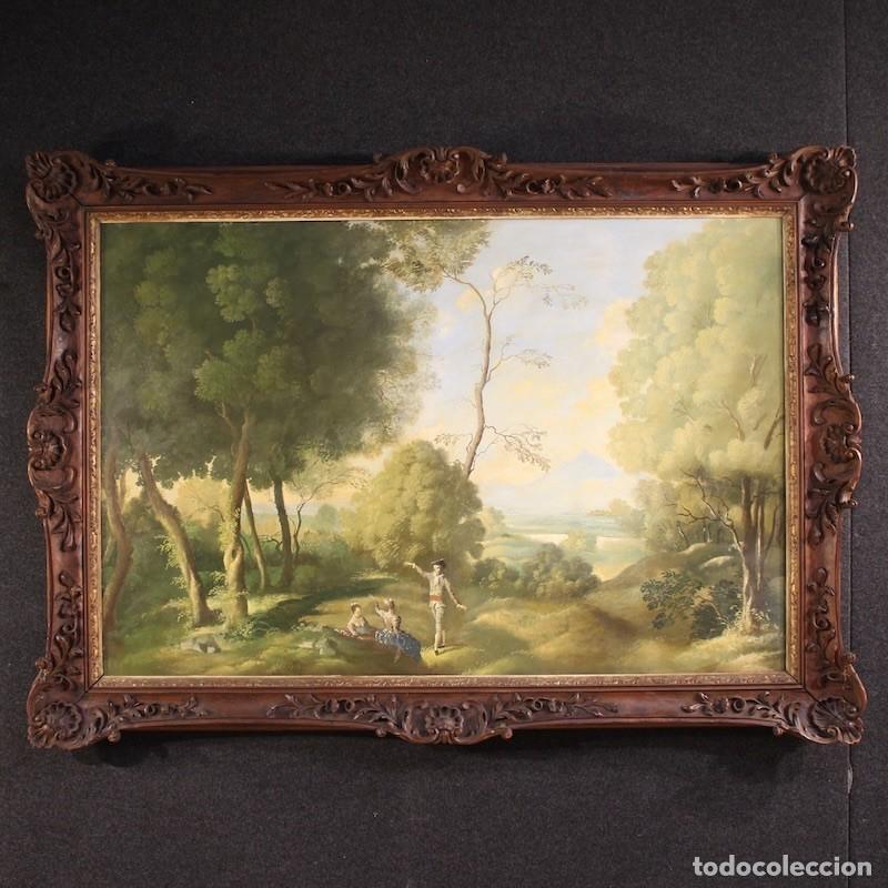 Kunst: Magn&iacute;fica pintura paisaj&iacute;stica italiana del siglo XX.