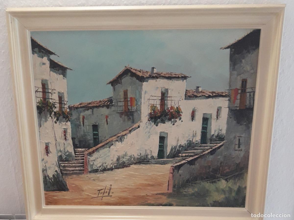 Arte: PRECIOSO CUADRO PINTADO AL &Oacute;LEO, SOBRE LIENZO, CON T&Eacute;CNICA DE IMPASTO, CON FIRMA.