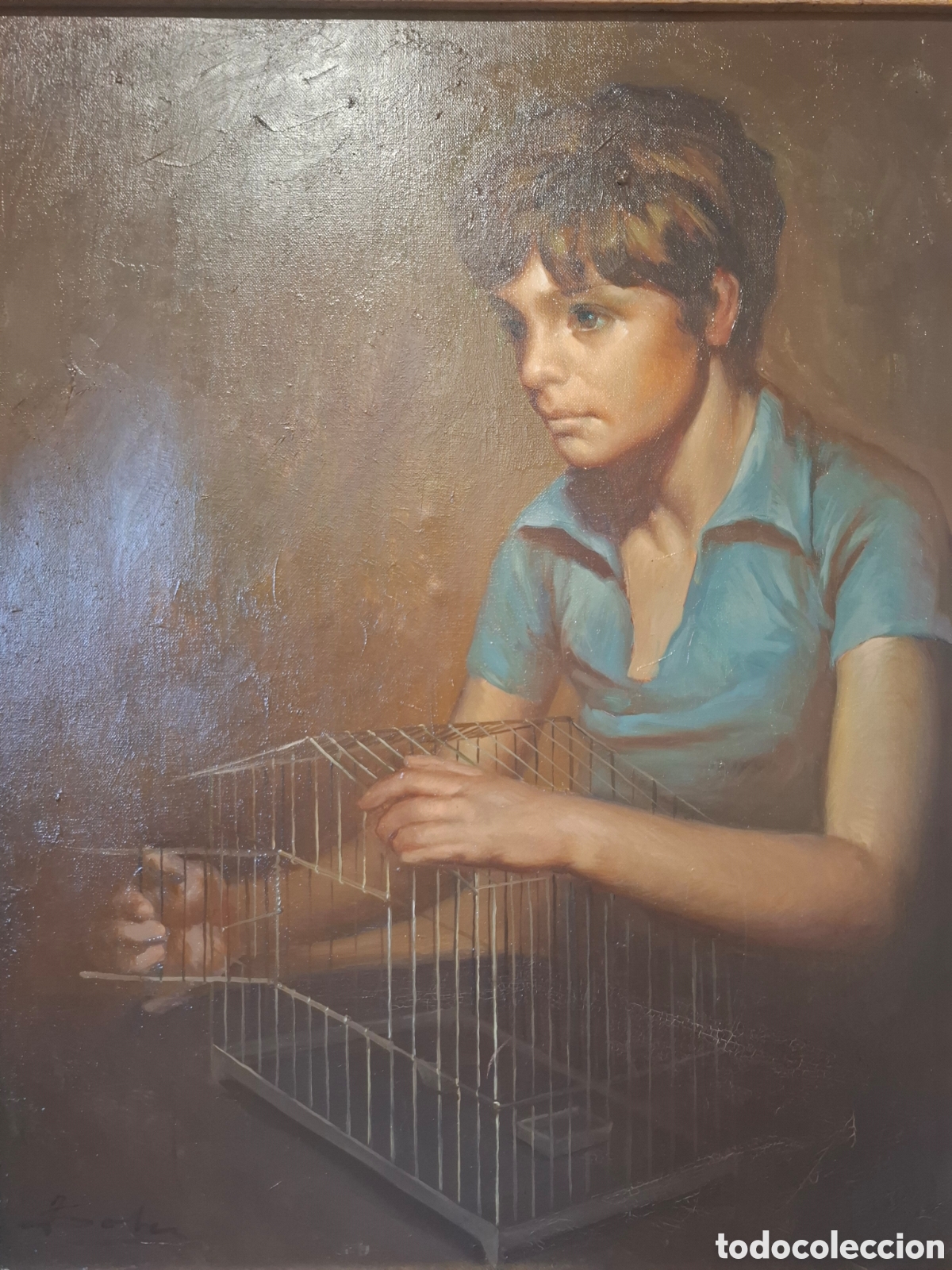 Arte: Oleo sobre lienzo 85x73 - Foto 2