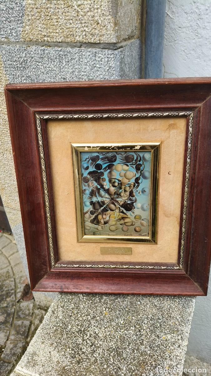Arte: Cadre Dali peinture sur tole &eacute;maill&eacute;e