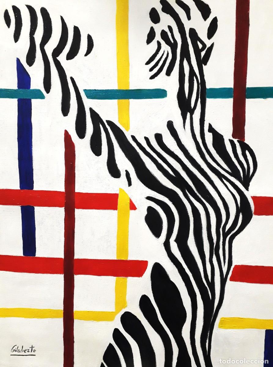 Arte: Mujer en lineas obra de Mercedes Gilaberte