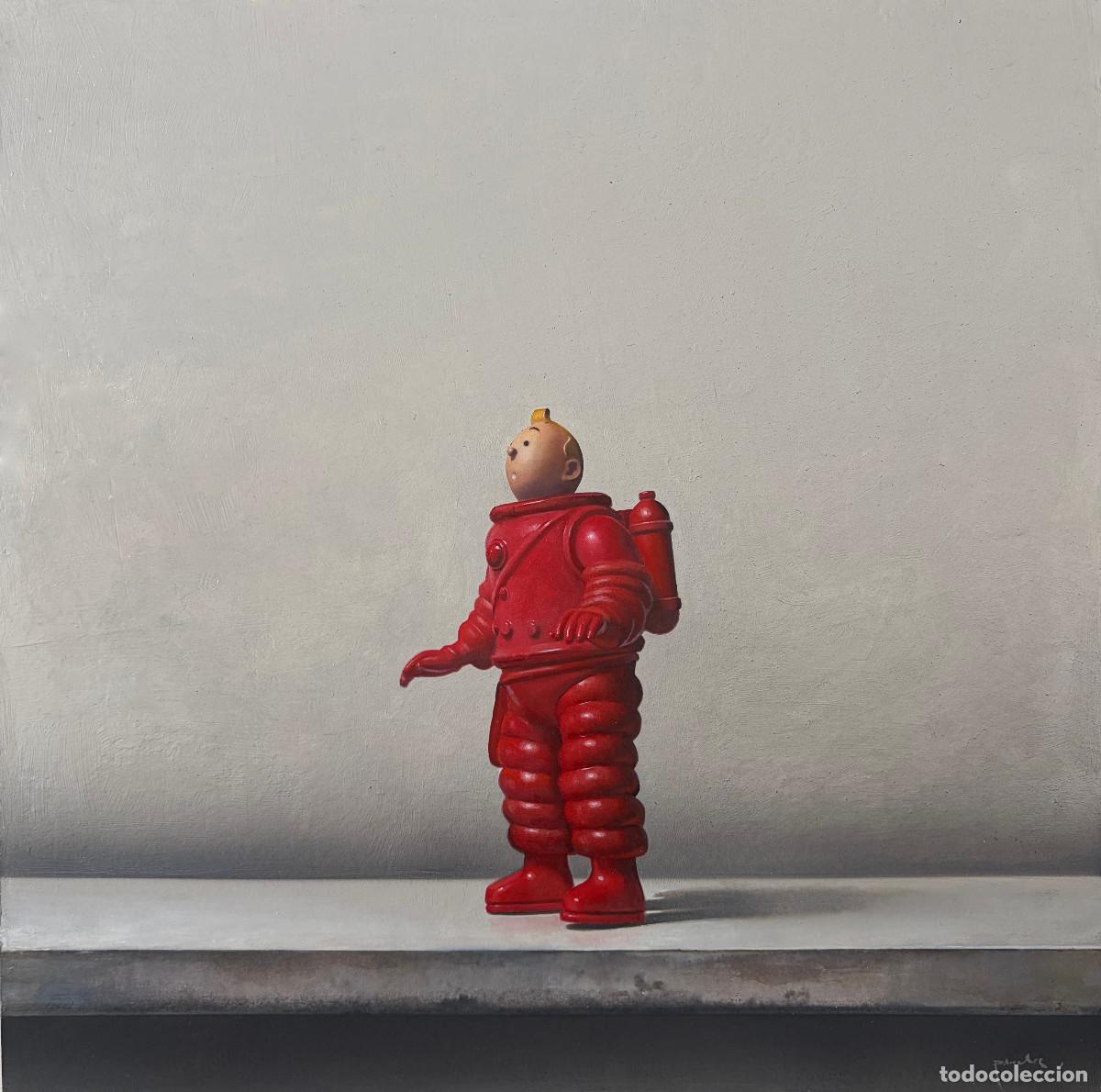 Arte: Tint&iacute;n red (&oacute;leo, 30x30 cm.)