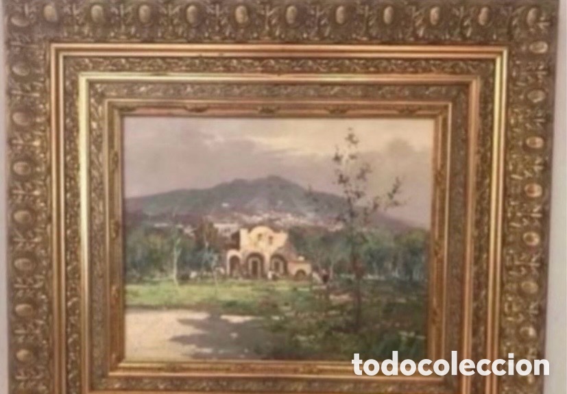 Arte: Cuadro con doble marco en Dorado al Oleo - Foto 5