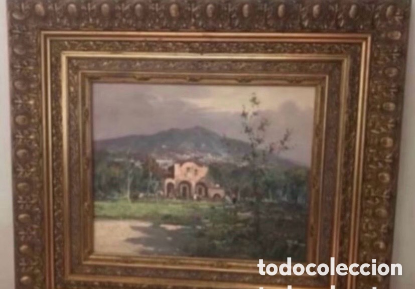 Arte: Cuadro con doble marco en Dorado al Oleo - Foto 6