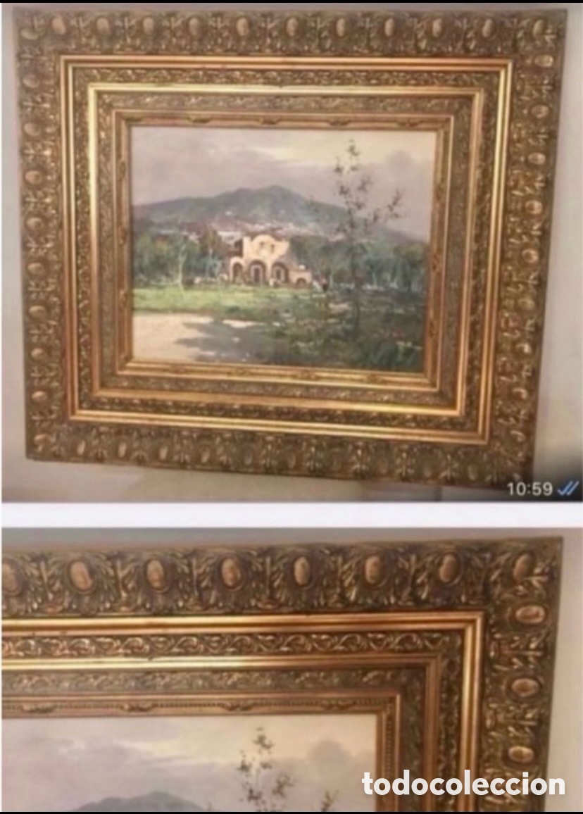 Arte: Cuadro con doble marco en Dorado al Oleo - Foto 17