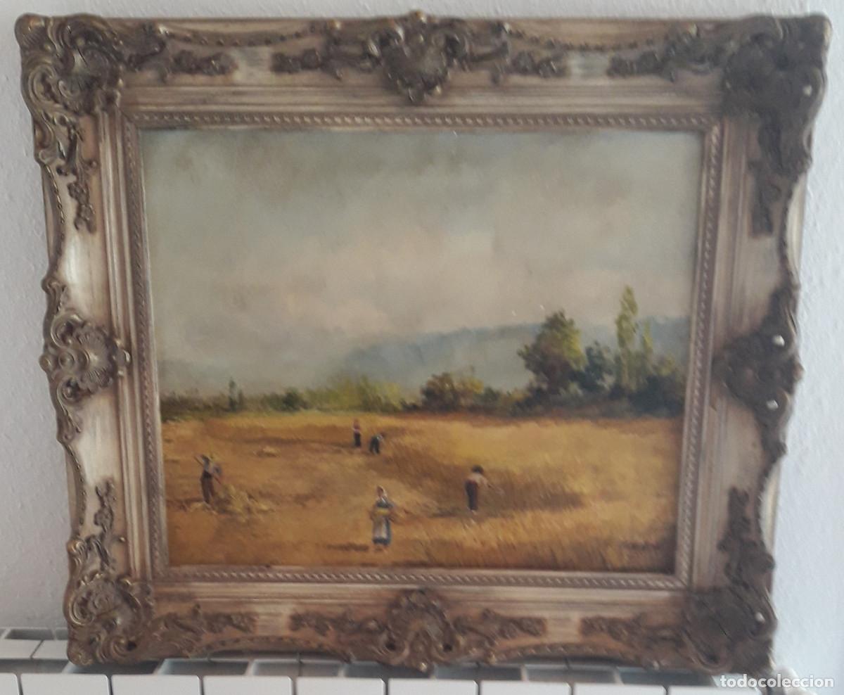 Arte: PRECIOSO CUADRO ANTIGUO PINTADO AL &Oacute;LEO, SOBRE LIENZO, CON FIRMA VIDALLER.....