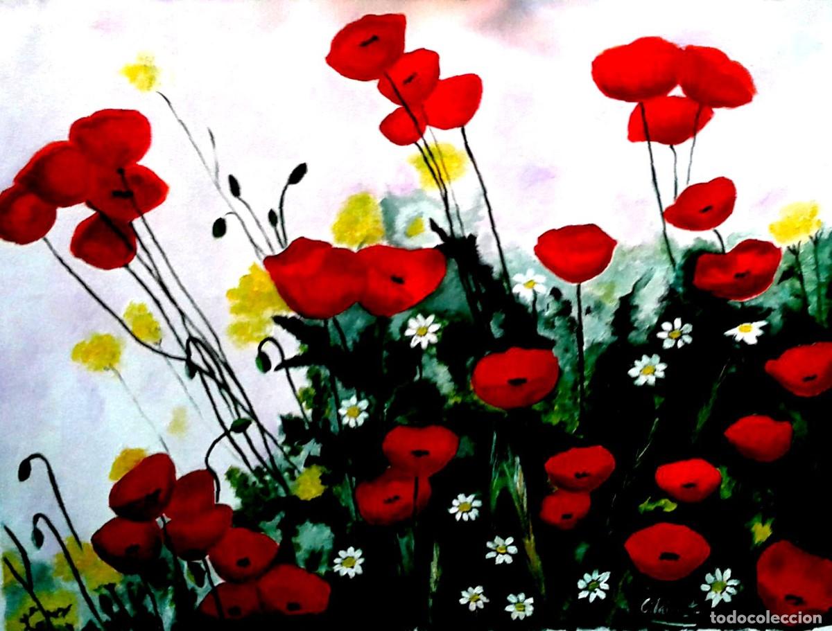 Arte: Amapola obra de Mercedes Gilaberte