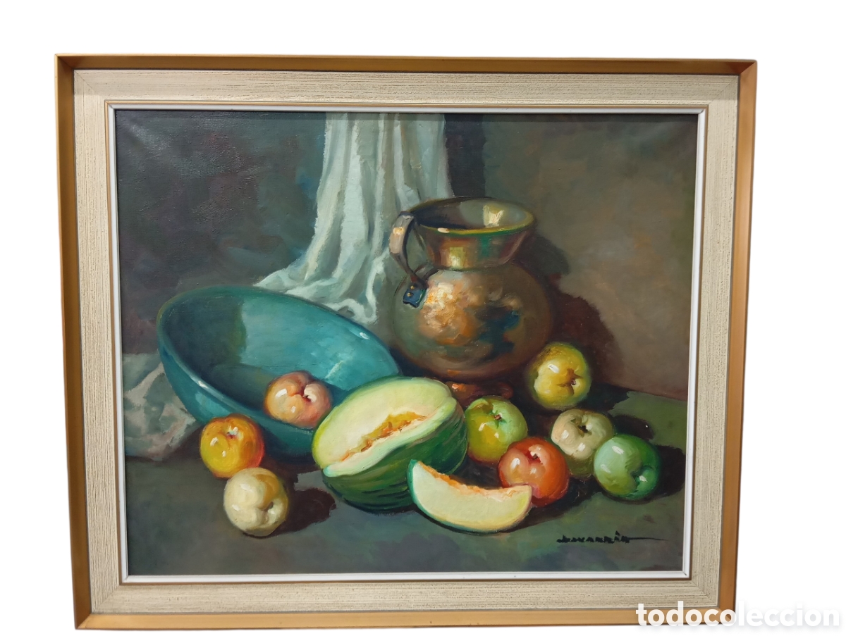Arte: Oleo sobre tela Bodeg&oacute;n Firmado Echevarr&iacute;a 84 x 71 cm Procedencia Pais Vasco