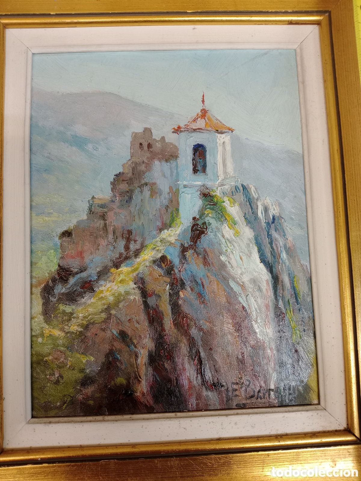 Arte: Oleo de Enrique Beneyto. Del Castillo de Guadalest
