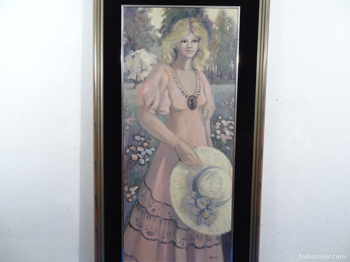 Arte: &Oacute;LEO SOBRE TELA JOSEFINA CORECH I FIGUERAS (OLOT 1934). CATALOGADO.