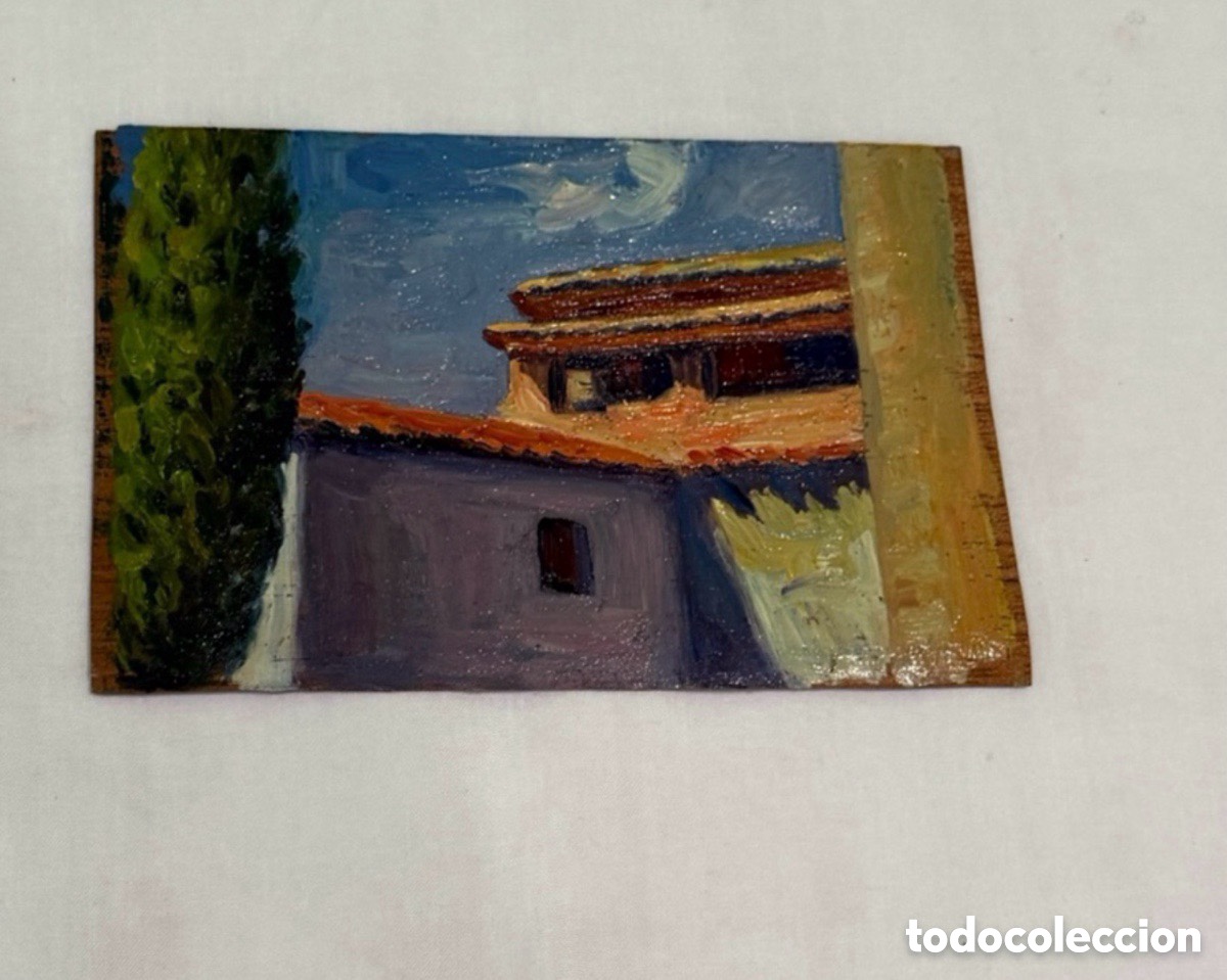 Art: ARTURO MARTINEZ (VALENCIA 1899 - BARCELONA) OLEO SOBRE TABLEX